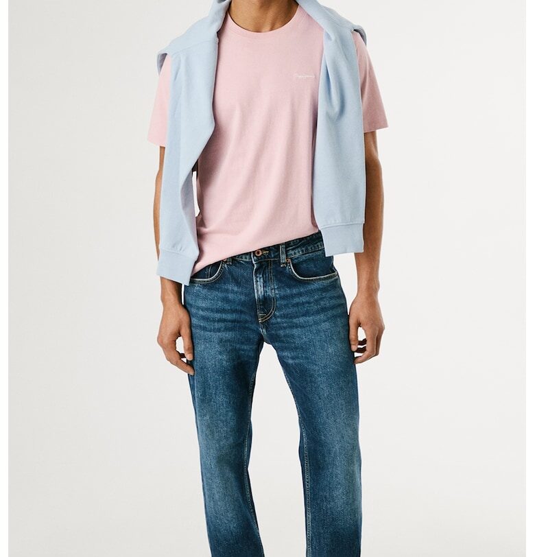 Прави дънки с миди талия Pepe Jeans London