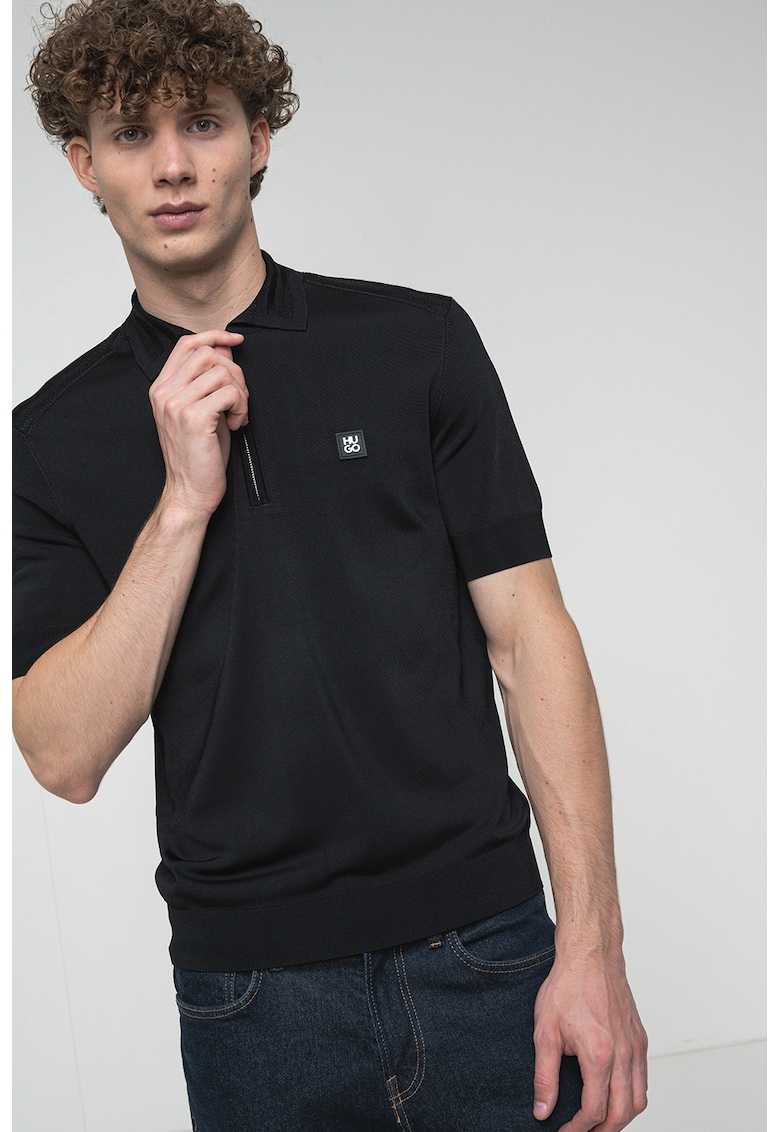 Пуловер Sayfog с къси ръкави HUGO