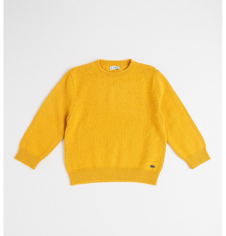 Пуловер с вълна с овално деколте Mayoral