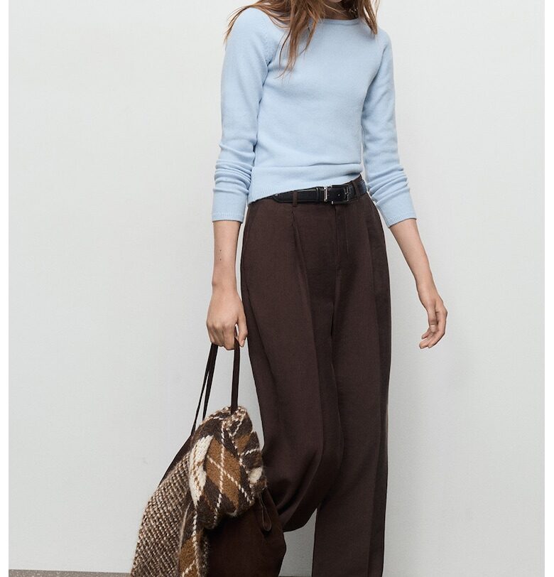 Пуловер с деколте тип лодка Mango