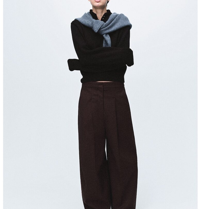 Пуловер с копчета на яката Mango