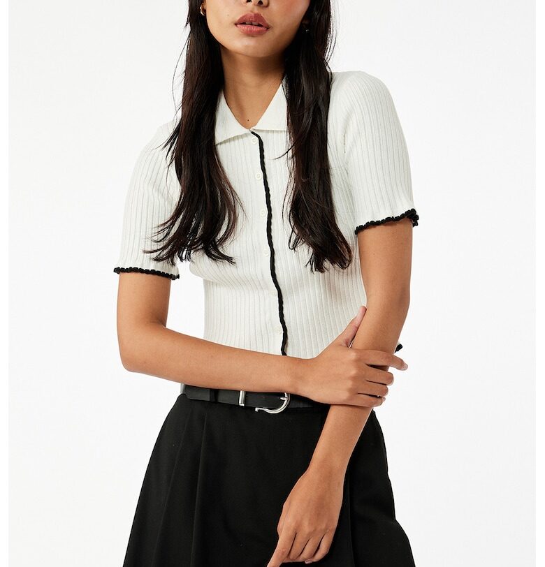 Пуловер с къси ръкави KOTON