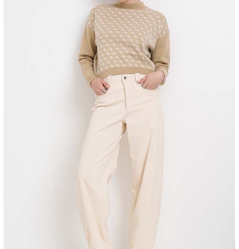 Пуловер с монограм GUESS