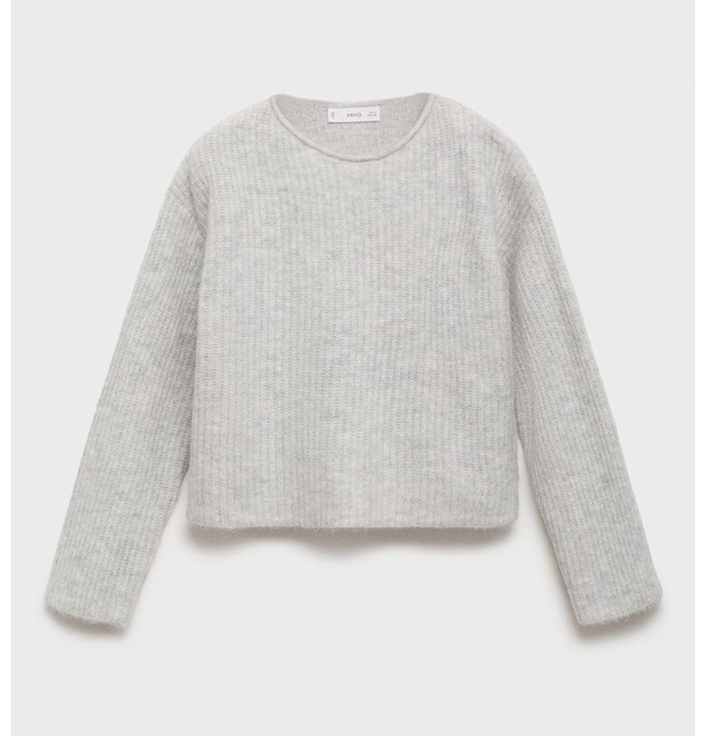 Пуловер с овално деколте Mango