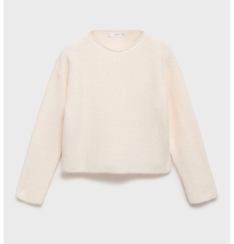 Пуловер с овално деколте Mango