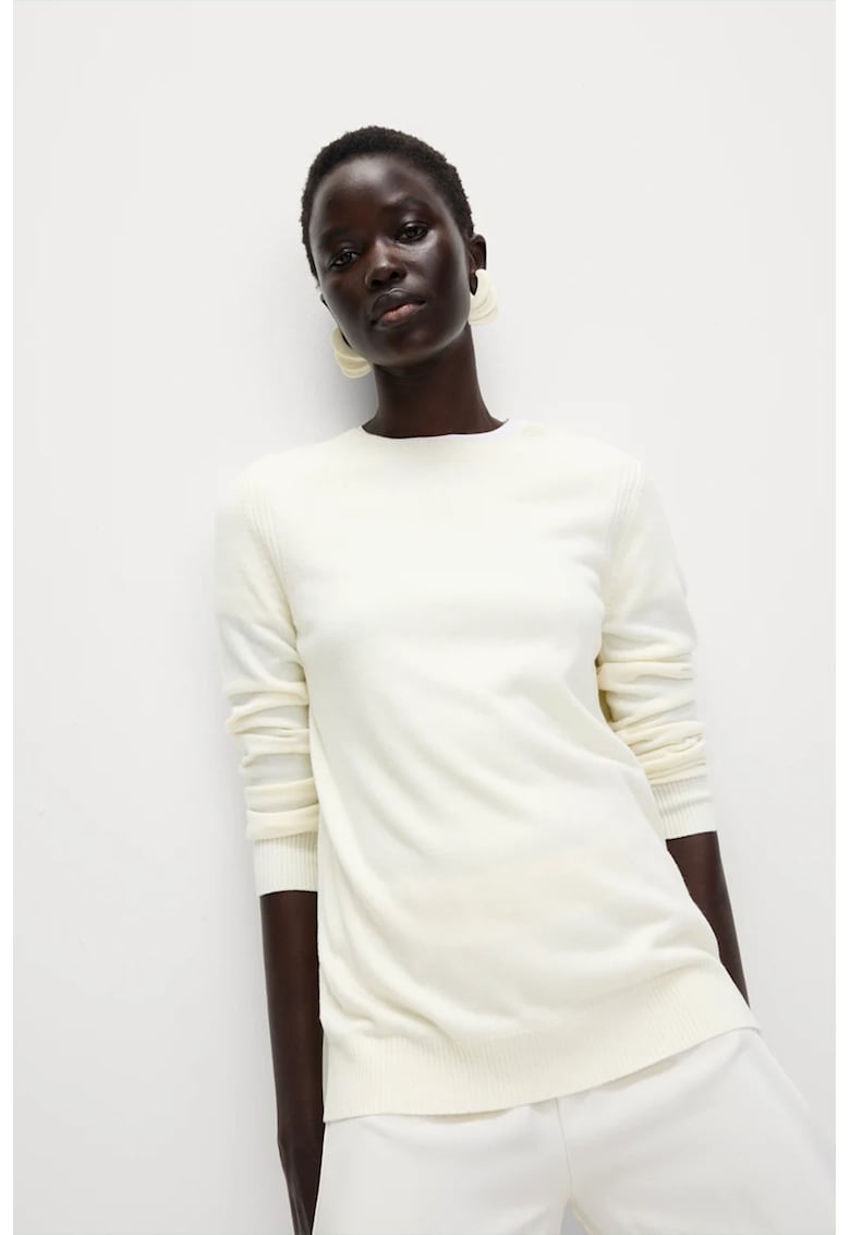 Пуловер с овално деколте Marks  Spencer