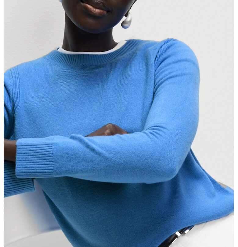 Пуловер с овално деколте Marks  Spencer