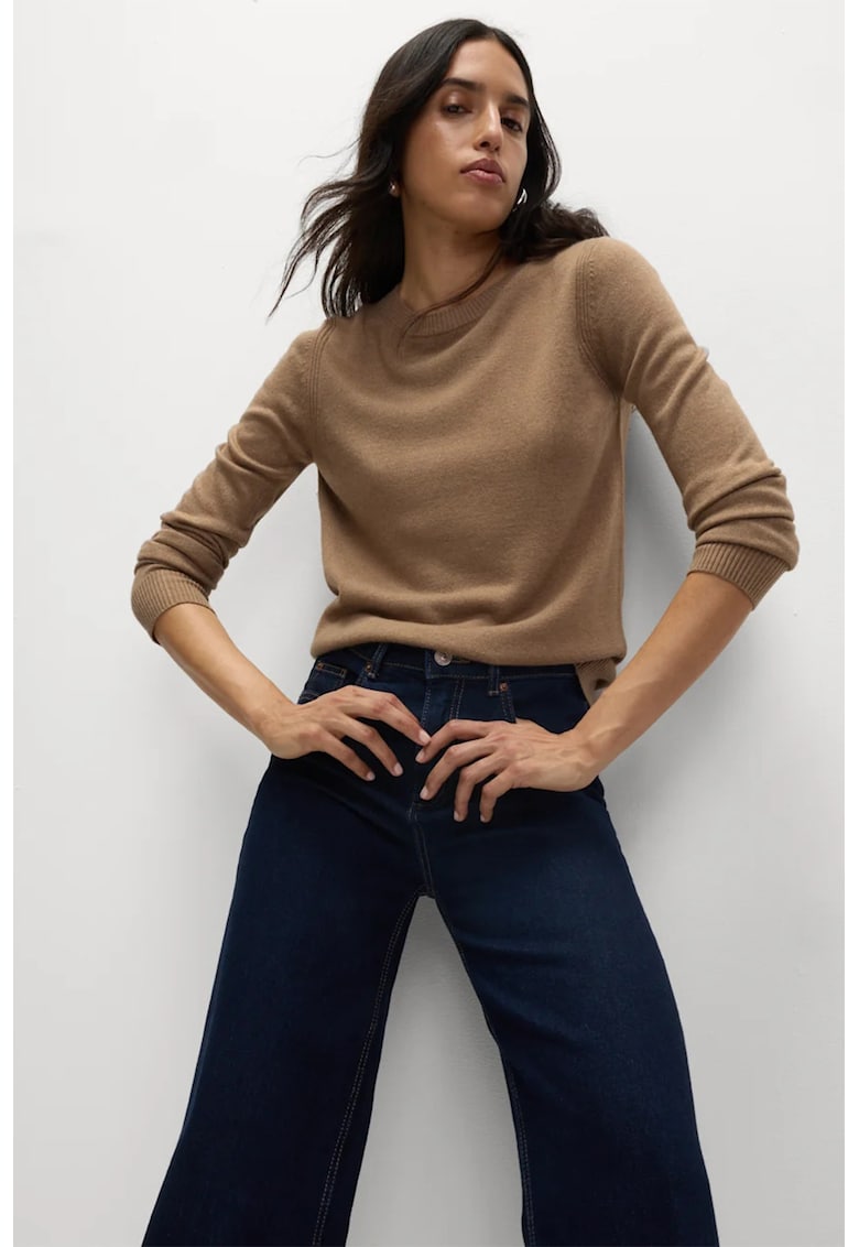 Пуловер с овално деколте Marks  Spencer