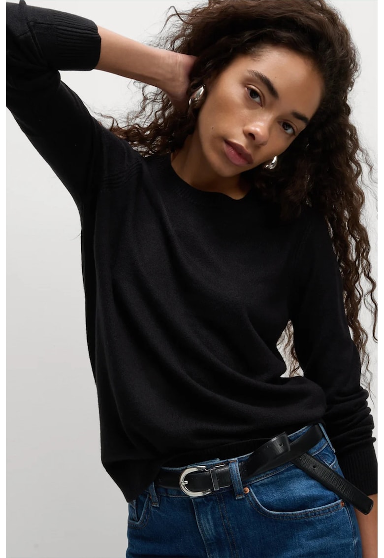 Пуловер с овално деколте Marks  Spencer