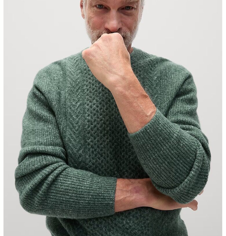 Пуловер с овално деколте Marks  Spencer