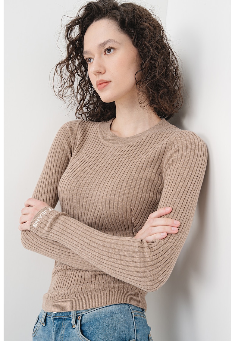 Пуловер с овално деколте Pepe Jeans London