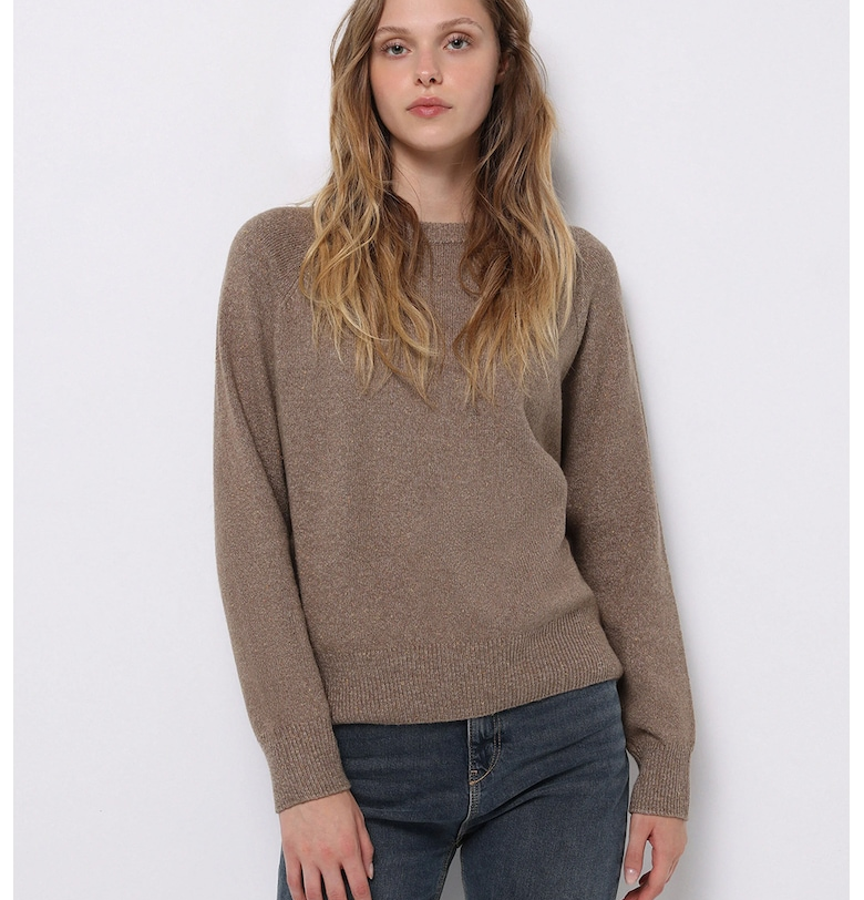 Пуловер с овално деколте и реглан ръкави COLINS