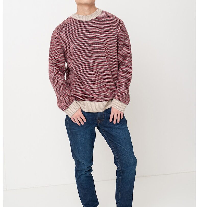 Пуловер с паднали ръкави Pepe Jeans London