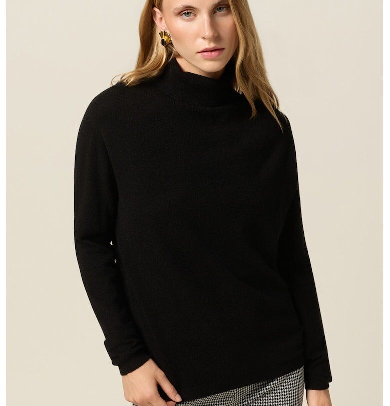 Пуловер с поло Oltre