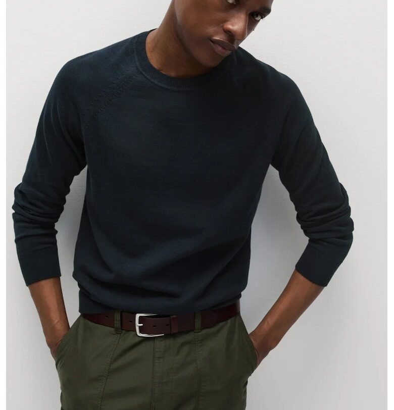 Пуловер с реглан ръкави Marks  Spencer