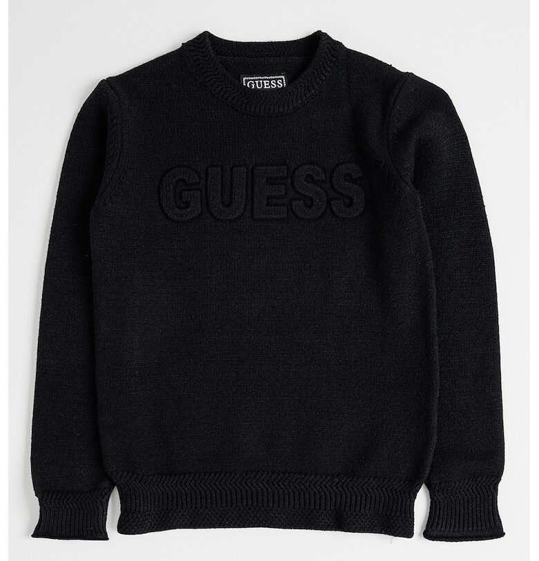 Пуловер с релефно лого GUESS KIDS