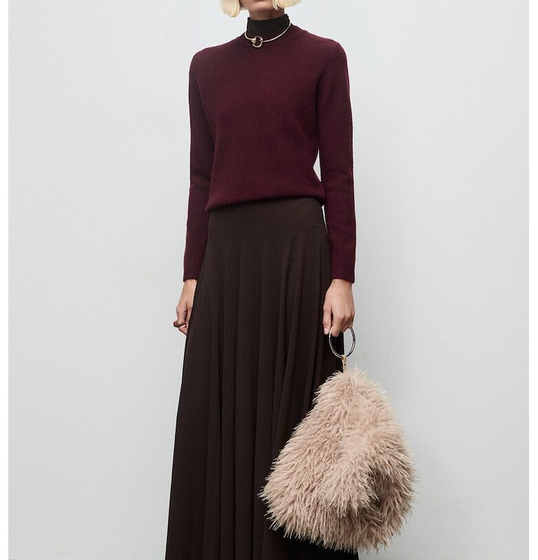 Пуловер с рипсени подгъви Mango