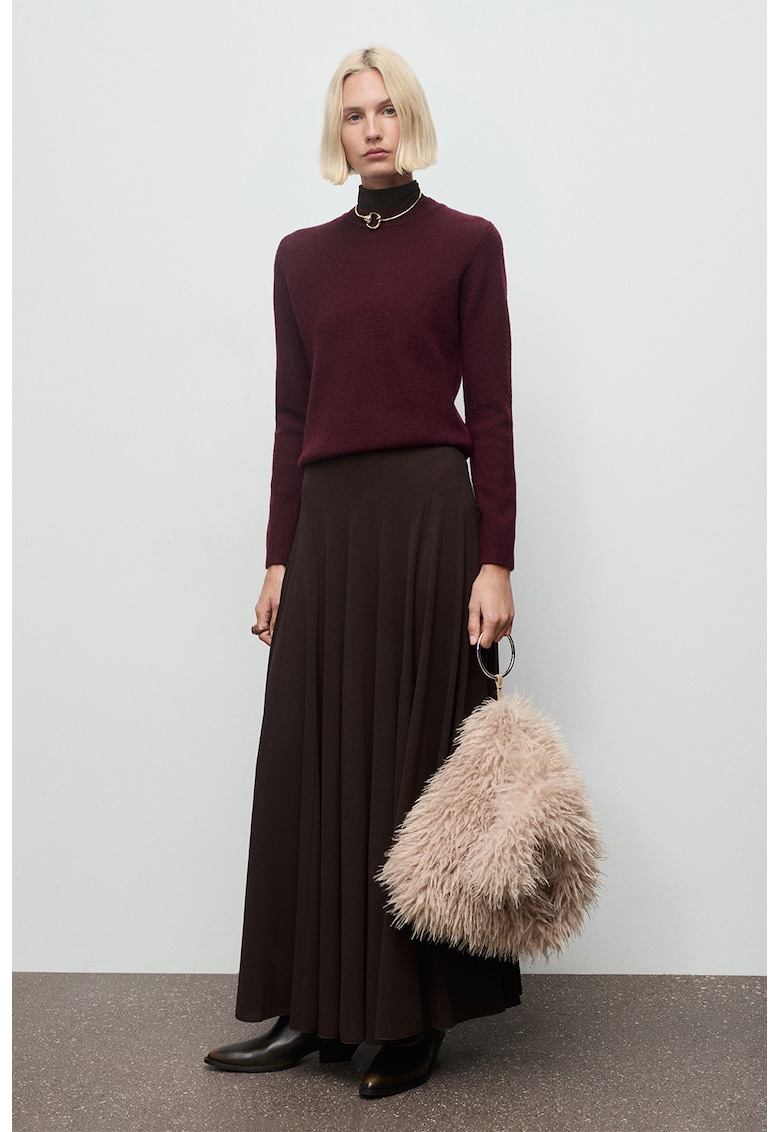 Пуловер с рипсени подгъви Mango