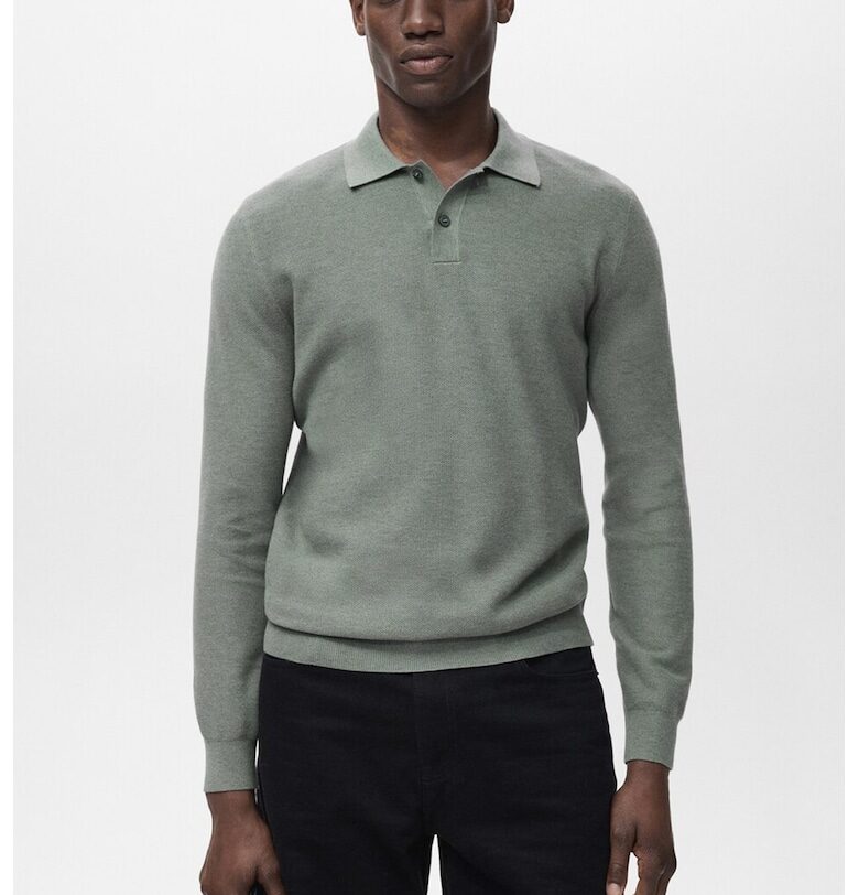 Пуловер с яка Mango