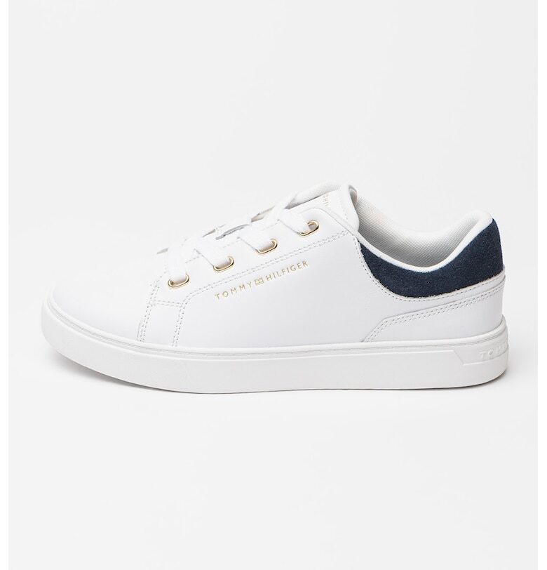 Равни кожени спортни обувки Tommy Hilfiger