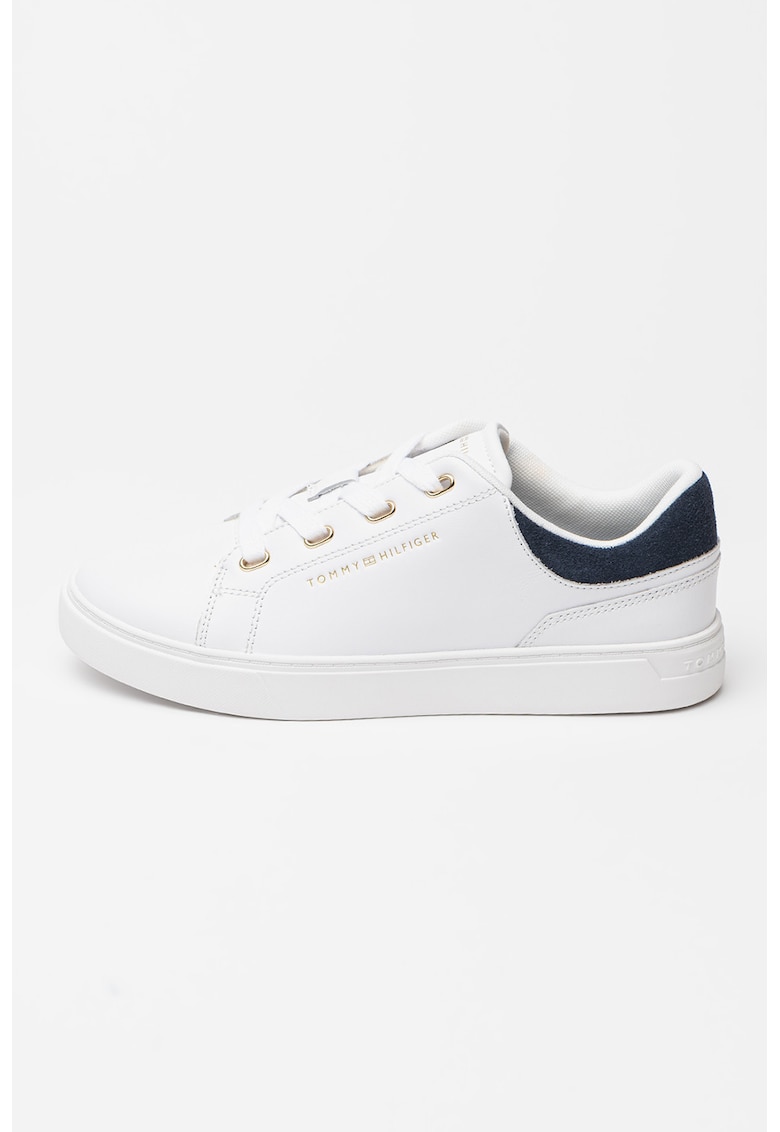 Равни кожени спортни обувки Tommy Hilfiger