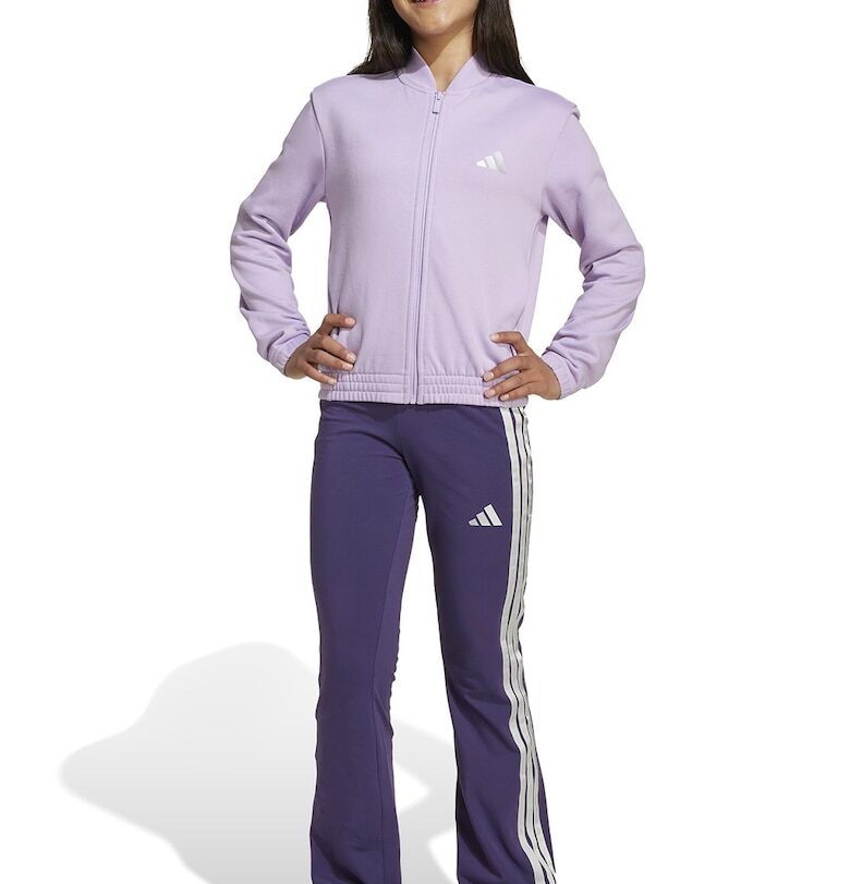 Разкроен спортен екип с цип adidas Sportswear