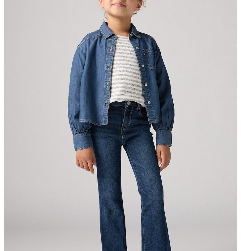Разкроени дънки 726 със захабен ефект Levis