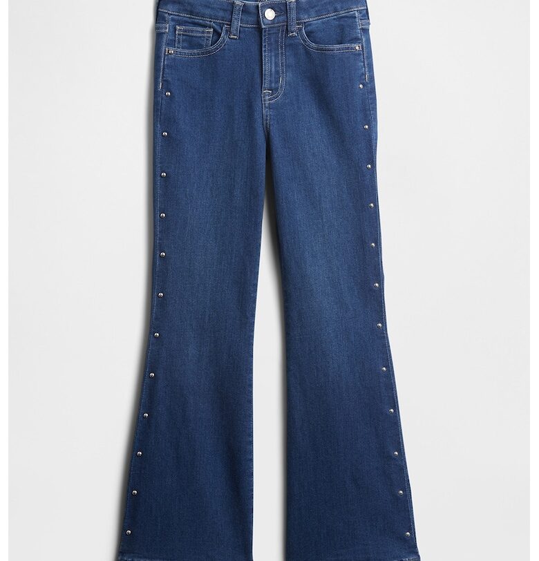 Разкроени дънки до глезена с капси GAP