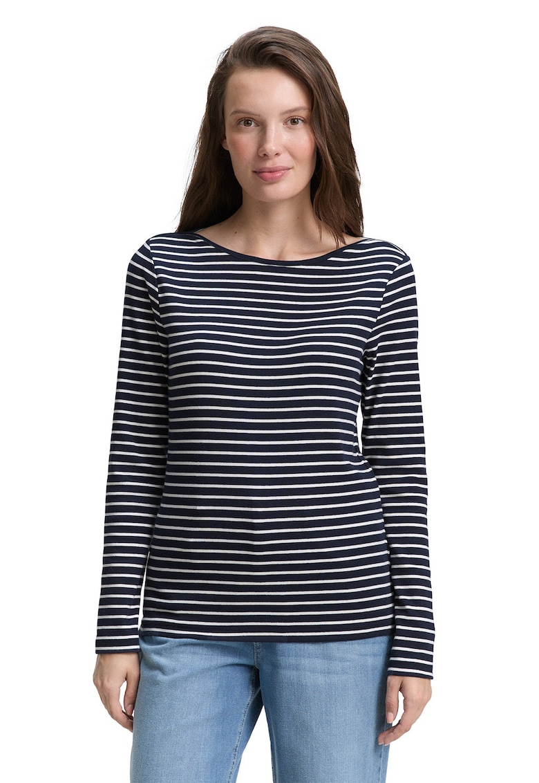 Раирана блуза с памук Tom Tailor