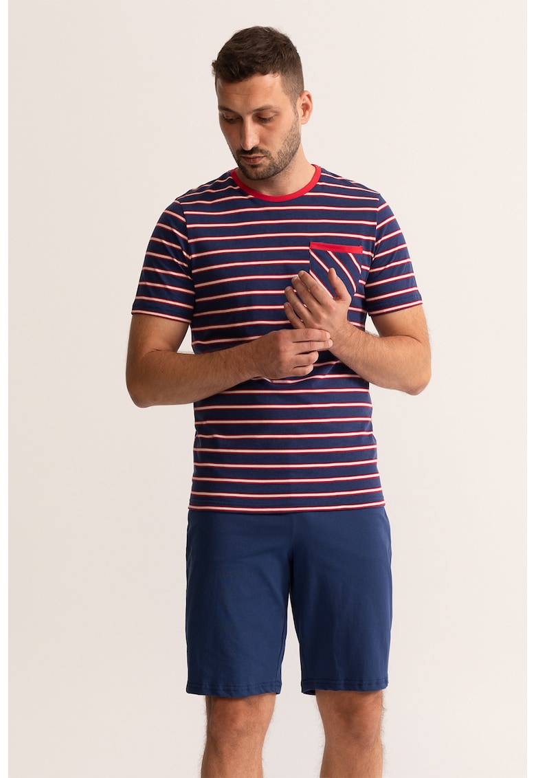 Раирана къса пижама Maurice Soft  Seven BY SOFIAMAN