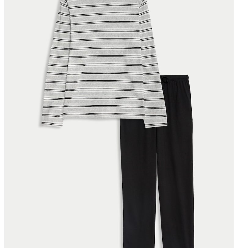 Раирана пижама с овално деколте Marks  Spencer