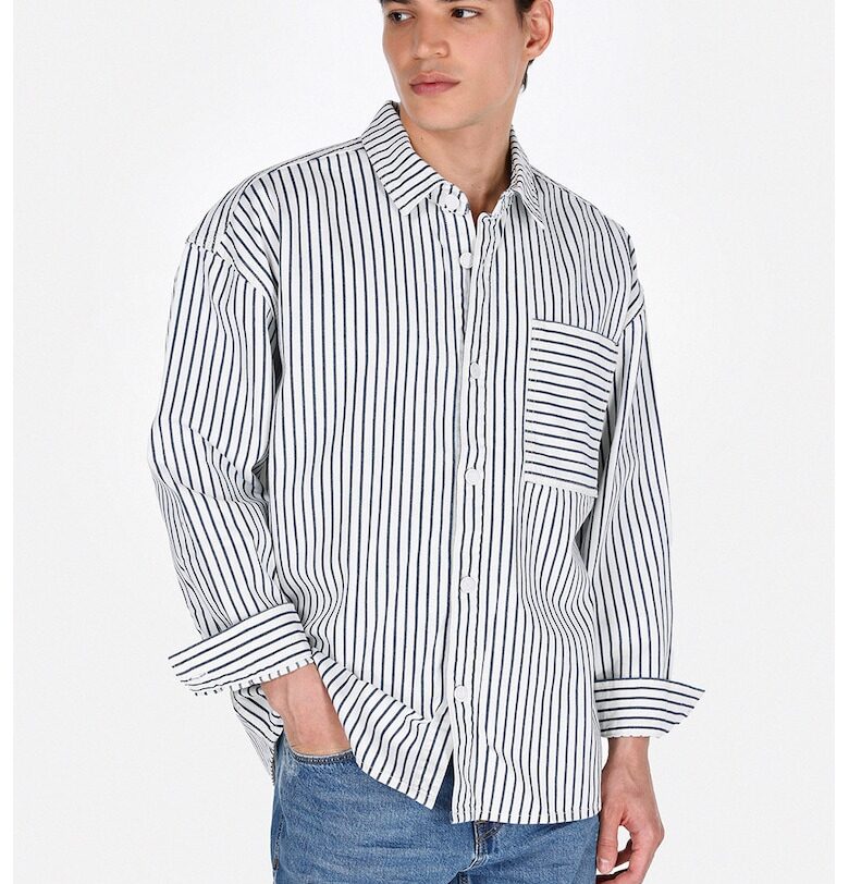 Раирана риза с дълги ръкави COLINS