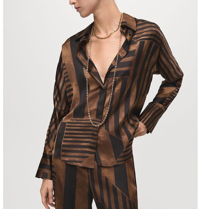 Раирана свободна риза Mango