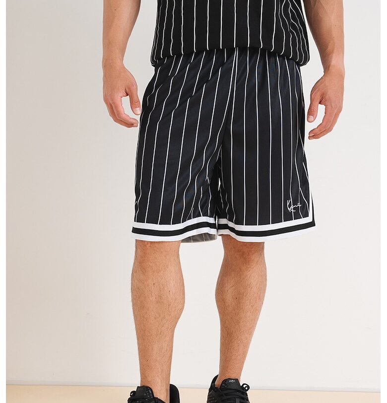 Раирани бермуди със свободна кройка Karl Kani