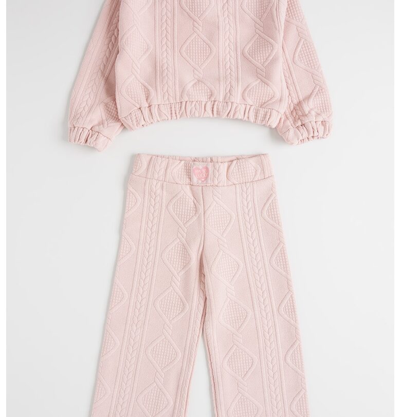 Релефен суитшърт и панталон Mayoral