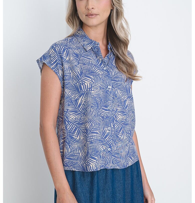 Риза Nova с къси ръкави Only