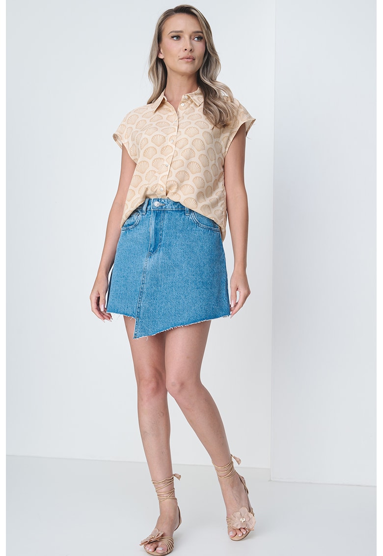 Риза Nova с къси ръкави Only