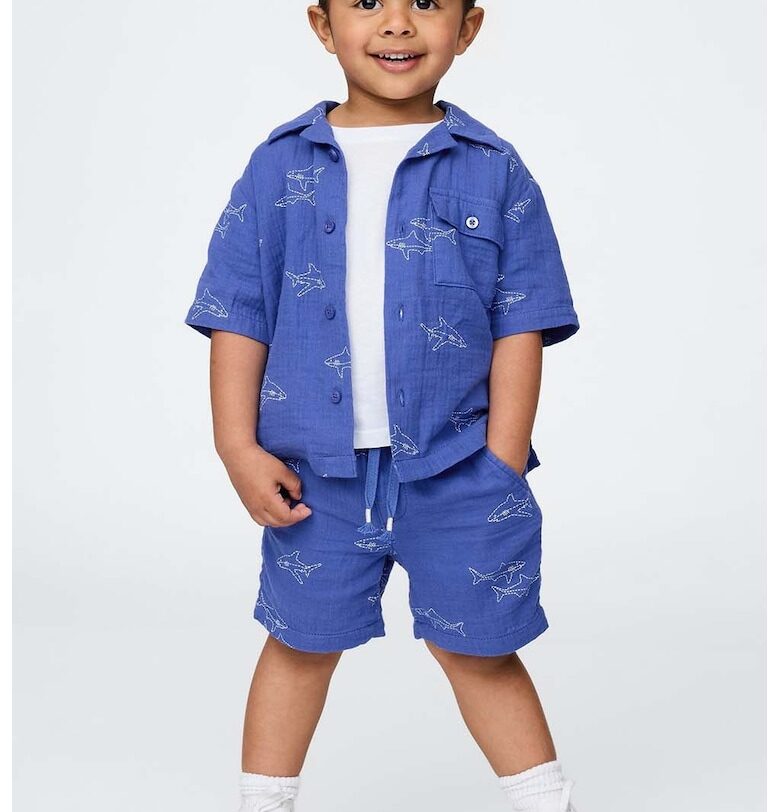 Риза и шорти от муслин GAP