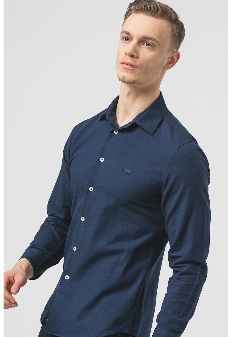 Риза с класическа яка United Colors of Benetton