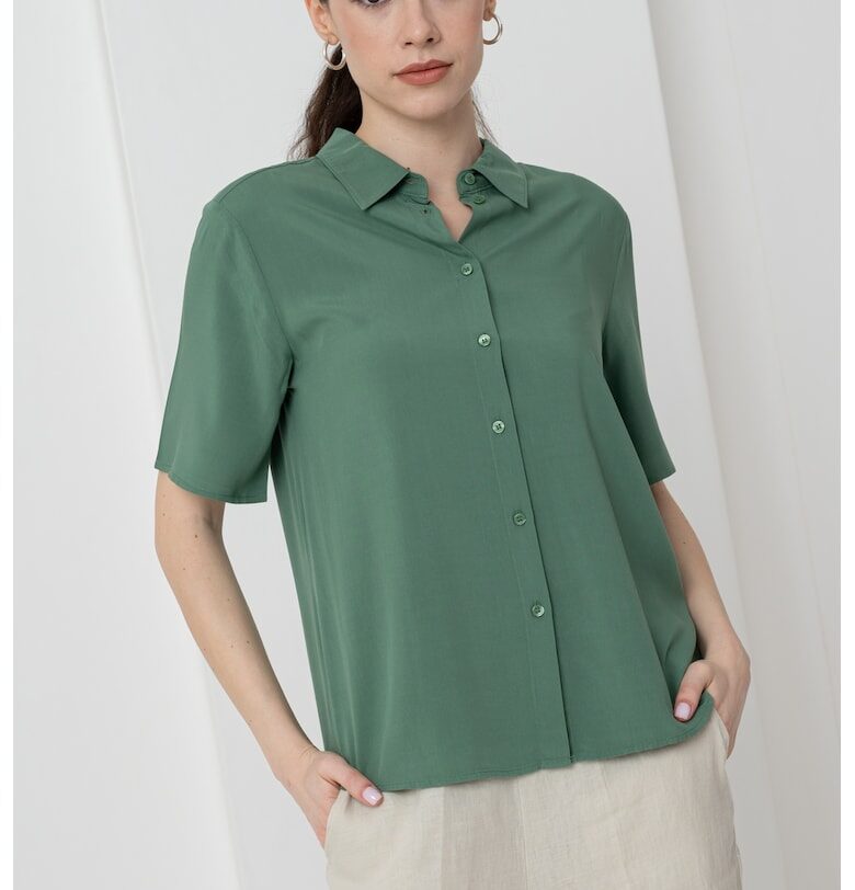 Риза с къси ръкави United Colors of Benetton