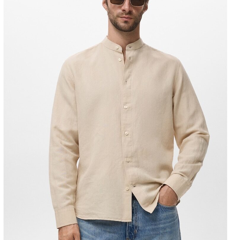 Риза с лен Mango