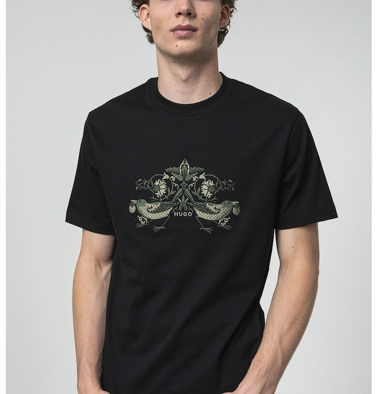 Риза с овално деколте HUGO