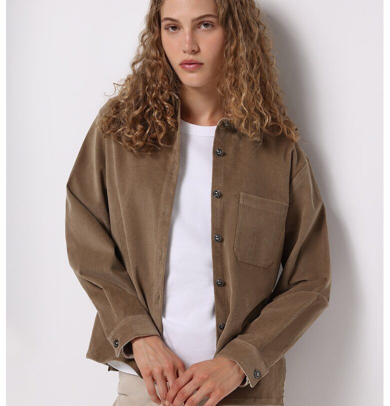 Риза с памук и копчета COLINS