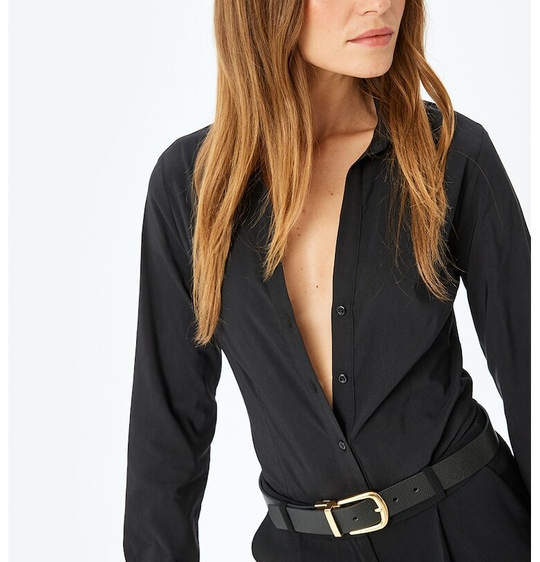 Риза слим с памук KOTON