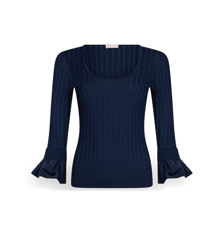 Рипсен пуловер по тялото Liu Jo