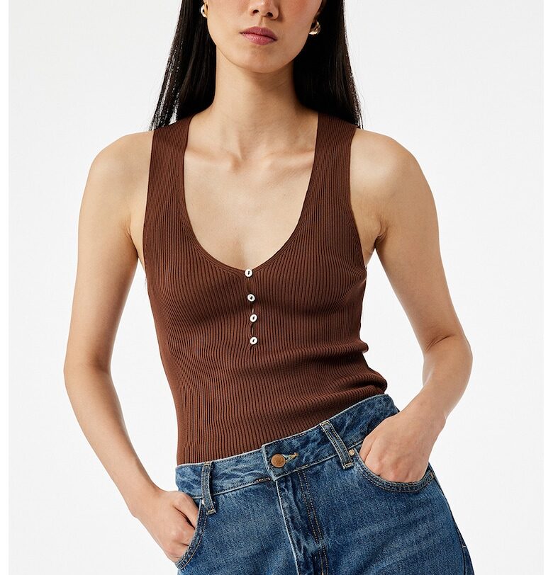 Рипсен шпиц топ KOTON