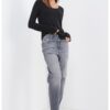 Рипсена блуза с модал Tommy Jeans