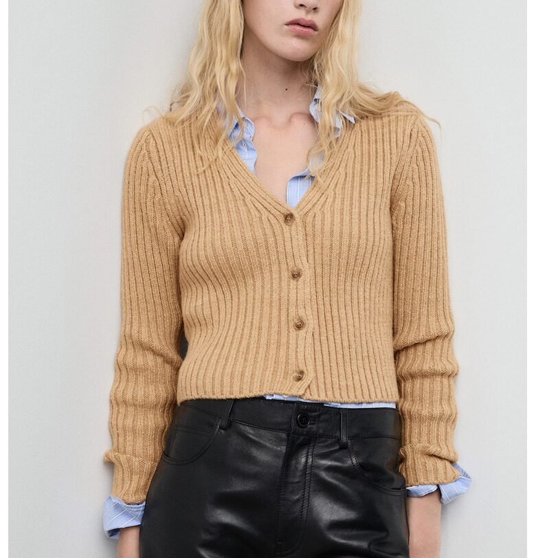 Рипсена жилетка Mango