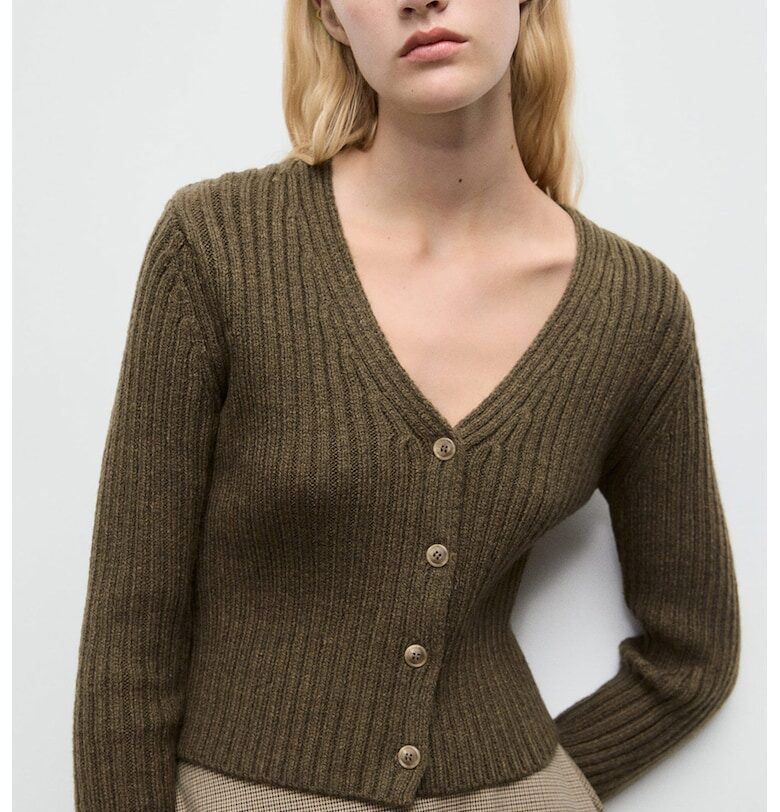 Рипсена жилетка Mango