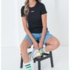 Рипсена слим тениска с овално деколте Tommy Jeans